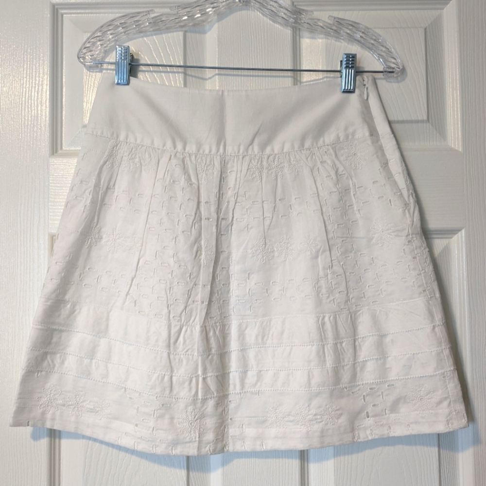 Banana Republic Eyelet Mini Skirt